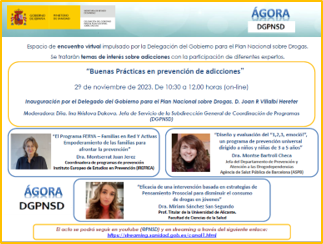 XVII Encuentro Ágora DGPNSD - Buenas Prácticas en prevención de adicciones