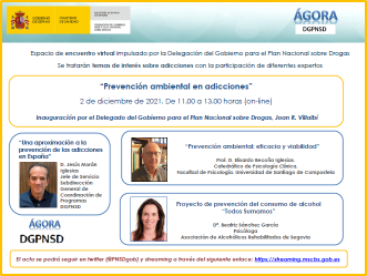 VII Encuentro Ágora DGPNSD - Prevención ambiental en adicciones